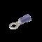 Zapata Terminal de Ojillo  para Tornillo 1/4 in (6 mm) calibre 16-14 AWG con aislamiento de vinilo. 