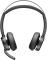 POLY Auriculares Voyager Focus 2 con certificación de Microsoft Teams con base de carga