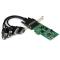 StarTech.com Tarjeta Adaptadora PCI Express PCI-E de 4 Puertos Serial Combo RS232 y RS485 RS 422 DB9
