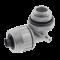 Conector Multi Posición de Nylon de 3/4\" para Tubería Liquidtight Polytuff. HUB-PS0759-NGY