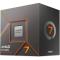 AMD RYZEN 7 8700F - 8 núcleos, Socket AM5, Con ventilador, Se requiere una tarjeta gráfica indepen