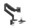 Manhattan 462570 soporte para pantalla plana 124.5 cm (49") Escritorio Negro