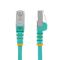 StarTech.com Cable de 2.7m de Red Ethernet CAT6a - Aguamarina - Low Smoke Zero Halogen (LSZH) - 10Gb