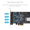 StarTech.com Tarjeta PCI Express de 4 Puertos USB-A - Tarjeta PCIe USB 3.2 de 5Gbps - 4 Controladore