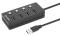 Manhattan 180887 nodo concentrador USB 3.2 Gen 1 (3.1 Gen 1) Type-A 5000 Mbit/s Negro