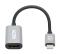 Manhattan 153973 adaptador de cable de vídeo 0.11 m USB Tipo C HDMI Gris