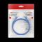 Cable de Parcheo (Patch Cord) / UTP / Cat. 6 (24 AWG ) / 0.50 Metros / Color Azul / Ideal para PoE+ 