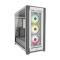GABINETE CORSAIR ICUE 5000T/BLANCO/SEMI- TORRE/ATX /CRISTAL TEMPLADO/RGB /GAMER (CC-9011231-WW) CC-9