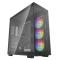 Gabinete Gaming DeepCool CH780 M-ATX/Mini-ITX/E-ATX - USB 3.0, sin Fuente, Incluye 1 Ventilador Inst