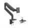 Manhattan 462570 soporte para pantalla plana 124.5 cm (49") Escritorio Negro