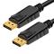 CABLE DISPLAYPORT - V1.2, 4K, 1 M, DISPLAYPORT A DISPLAYPORT, MACHO/MACHO, NEGRO, BROBOTIX 6005811