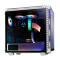 XPG BATTLECRUISER Midi Tower Negro, Blanco