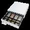 Cajón para Efectivo / Serie MK / 4 Compartimentos Billetes 5-8 Monedas / Clips Metálicos / Ranura de