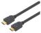 Cable HDMI 2.0 CL3 M-M de 3 m - 4K@60Hz, 18 Gbps, Ethernet, HDR, ARC, doble blindaje y contactos dor