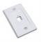 TAPA (FACEPLATE) 1 PERFORACION BLANCO  163286