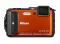 CAMARA NIKON  RESIST.AGUA  GOLP WI-FI FOTO Y VIDEO FULL HD 1080P.  AW130 ORANGE