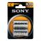 PAQUETE DE 2 PILAS SONY TIPO C 1.5V CARBON ALCALINA  SUM2-NUB2A/C ULA