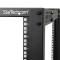 StarTech.com Rack de Marco Abierto con Profundidad Ajustable de 4 Columnas 25U con Ruedas/Niveladore