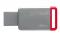 Kingston Technology DataTraveler 50 32GB 32GB USB 3.0 (3.1 Gen 1) Type-A Rojo, Plata unidad flash US