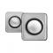 TechZone TZ15SPK-GRIS Negro, Gris, Plata altavoz
