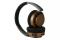 Perfect Choice PC-116424 Biauricular Diadema Negro, Bronce auricular con micrófono