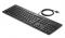 HP USB Business Slim Keyboard USB QWERTY Inglés Negro teclado