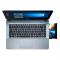 ASUS A441NA-GA210T 1.1GHz N3350 14" 1366 x 768Pixeles Gris Portátil computadora portátil