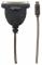 Manhattan 152518 USB-C Paralelo Negro adaptador de cable