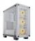 Corsair Crystal 460X RGB Midi-Tower Blanco gabinete de computadora