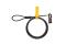 Kensington K67819WW Negro, Amarillo cable antirrobo
