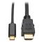 Tripp Lite Cable Adaptador de USB-C a HDMI (M/M), 3840 x 2160 (4K x 2K) @ 30 Hz, 0.91 m [3 pies]
