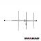 Antena base UHF, direccional, rango de frecuencia 450 - 470 MHz MYA-4503