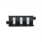 Siemon PPM-F-LCQ12-01 adaptador de fibra óptica LC Negro