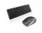 TECLADO/MOUSE COMBO INALAMBRICO COMPACTO GT4000BG GHIA / COLOR NEG KB-687