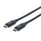 CABLE USB 3.1, GEN 2, C MACHO/ C MACHO, 10 GBPS, 50 CM, NEGRO MANHATTAN 354899
