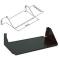 CHAROLA NORTH SYSTEM PARA TECLADO  ACERO 19X10¾ COLOR NEGRO NORTH054-BKL