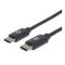 CABLE USB-C, CM-CM 0.5M V2, NEGRO MANHATTAN 354868