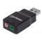 CONVERTIDOR MANHATTAN USB 2.0 A TARJETA SONIDO 2.1 152754
