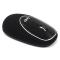 MOUSE ERGONOMICO DE MEMORY FOAM GHIA NEGRO/NEGRO / INALAMBRICO/1000 DPI GT100NN
