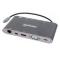 DOCKING USB-C MANHATTAN A HDMI MINI DP O VGA TRES PUERTOS USB 3.0 152808