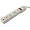 SUPRESOR DE PICOS 550J, 6 CONTACTOS, RESET SWITCH, CABLE DE 45 CM CALIBRE 16AWG, 2 PUERTOS USB 1A SBSS-550J6USB