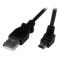 CABLE ADAPTADOR 2M USB A MACHO A MINI USB B MACHO ACODADO EN ÃNGULO HACIA ABAJO PARA TELÃ‰FONOS TABLETS Y DISPOSITIVOS MÃ“VILES - STARTECH.COM MOD. USBAMB2MD USBAMB2MD