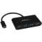 HUB CONCENTRADOR USB 3.0 DE 4 PUERTOS - USB-C A 4X USB A ALIMENTADO POR EL BUS - CONVERSOR DE USB C A USB CONVENCIONAL - STARTECH.COM MOD. HB30C4AB HB30C4AB