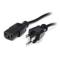 StarTech.com Cable de Poder NEMA5-15P - C13 Coupler, 1.8 Metros, Negro