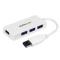 ADAPTADOR CONCENTRADOR HUB  USB 3.0 SUPER SPEED 4 PUERTOS SALIDAS PORTÃ¡TIL PARA LAPTOP COMPUTADORA - NEGRO - STARTECH.COM MOD. ST4300MINU3B ST4300MINU3W