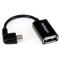 CABLE ADAPTADOR MICRO USB A USB OTG ACODADO A LA DERECHA DE 12CM - MACHO A HEMBRA - STARTECH.COM MOD. UUSBOTGRA UUSBOTGRA
