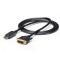 CABLE 1.8M ADAPTADOR DE VIDEO DISPLAYPORTÂ® A DVI - CONVERTIDOR - MINI DP MACHO - DVI-D MACHO - 1920X1200 - PASIVO - NEGRO - STARTECH.COM MOD. DP2DVI2MM6 DP2DVI2MM6