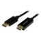 CABLE CONVERTIDOR DISPLAYPORT A HDMI DE 1M - COLOR NEGRO - ULTRA HD 4K - STARTECH.COM MOD. DP2HDMM1MB DP2HDMM1MB