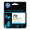 CARTUCHO DE TINTA HP DESIGNJET 712 DE 29 ML, AMARILLO (3ED69A) 3ED69A