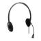 AUDIFONOS DIADEMA MANHATTAN CABLE CON ENCHUFE USB-A, MICROFONO AJUSTABLE NEGRO 179850